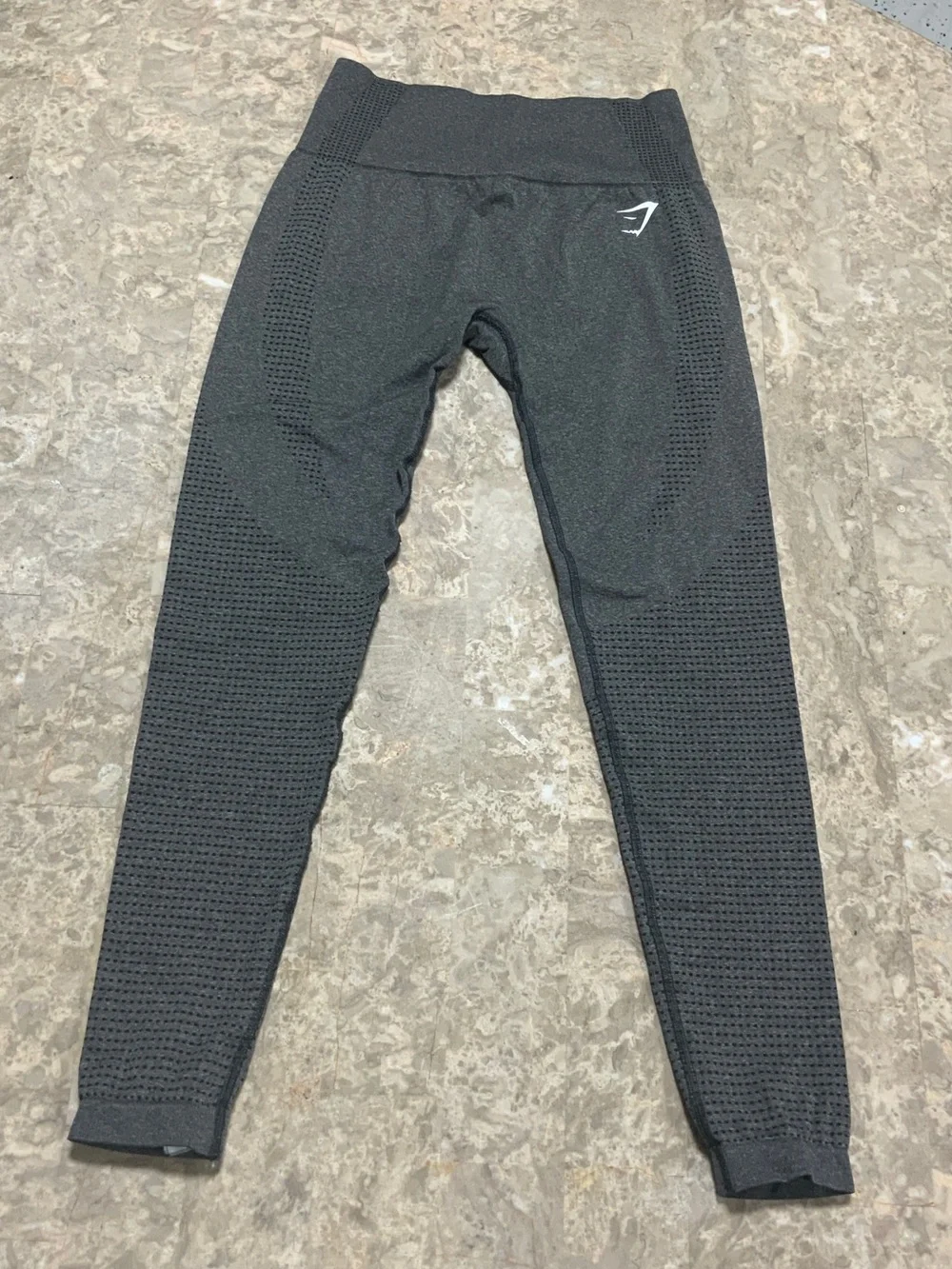 Gymshark Black Textured Seamless Leggings